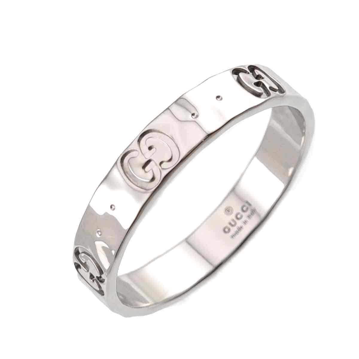 Icon Ring 18K WG White Gold 750 Size20 8.75(US)
