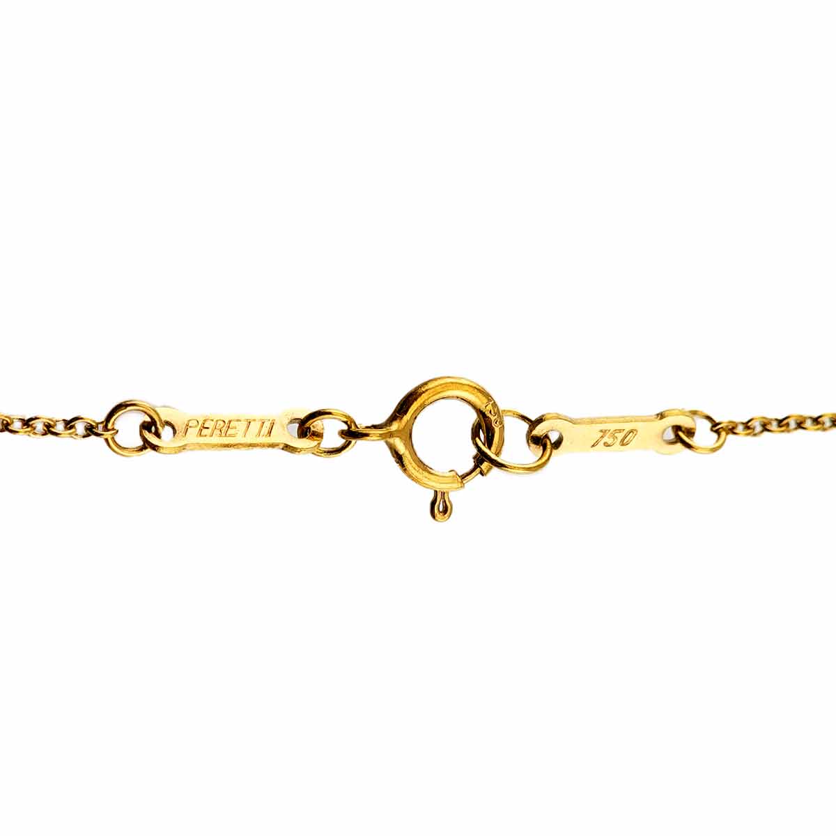 Open Heart Necklace 18K Yellow Gold 750