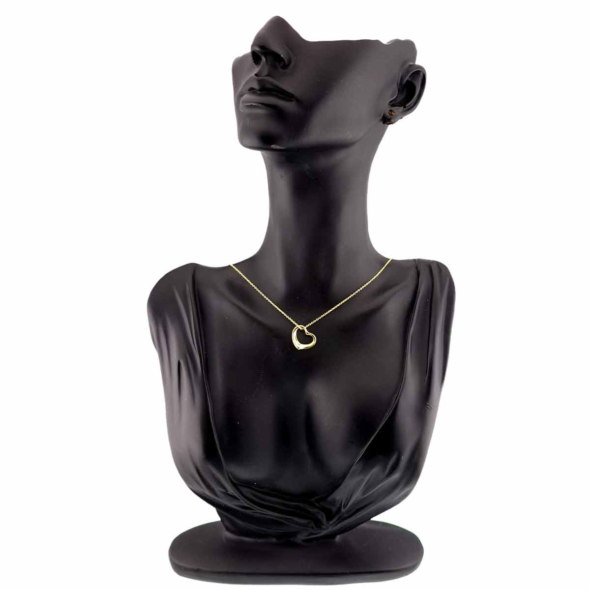 Open Heart Necklace 18K Yellow Gold 750