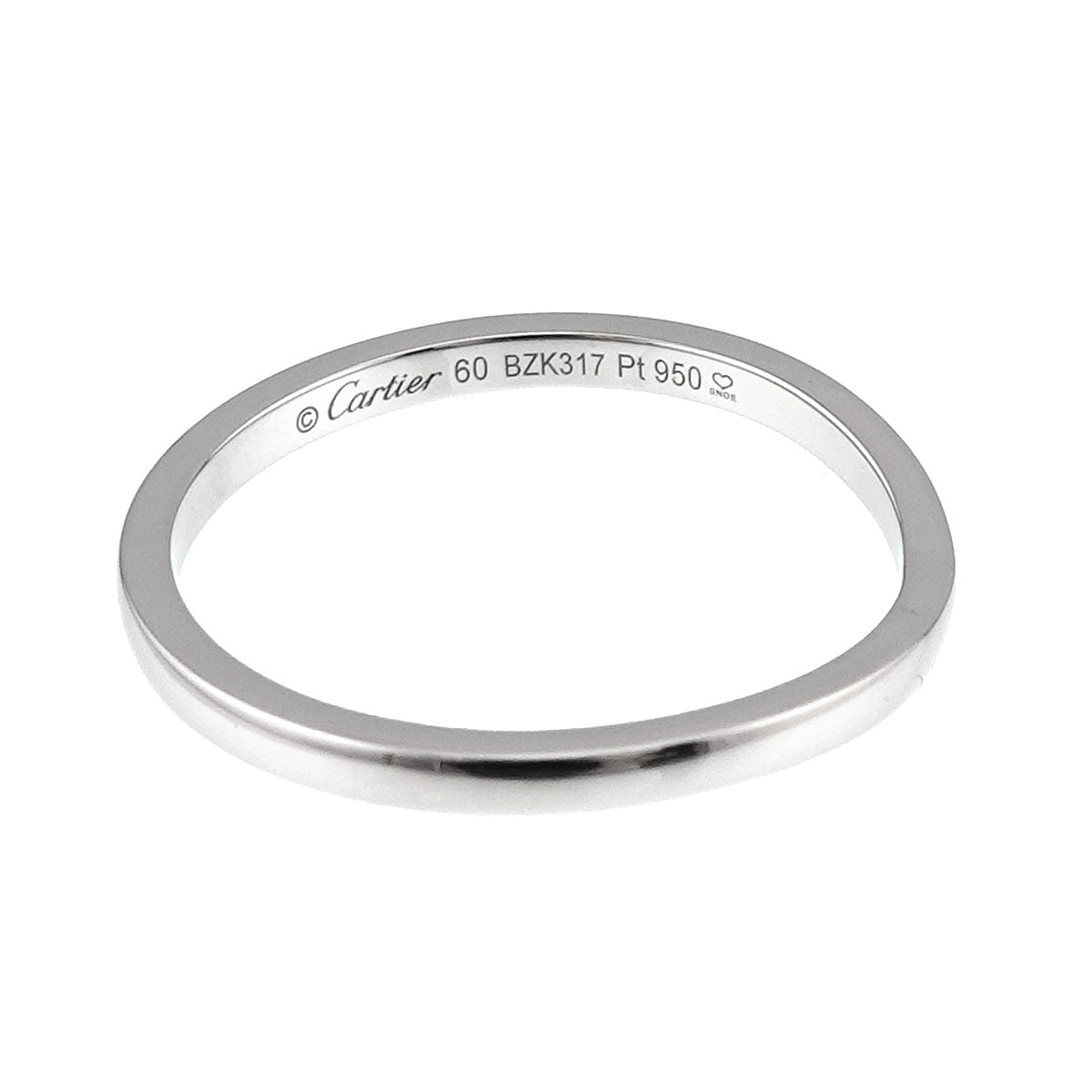 Ballerine Ring Pt Platinum size60 9(US)