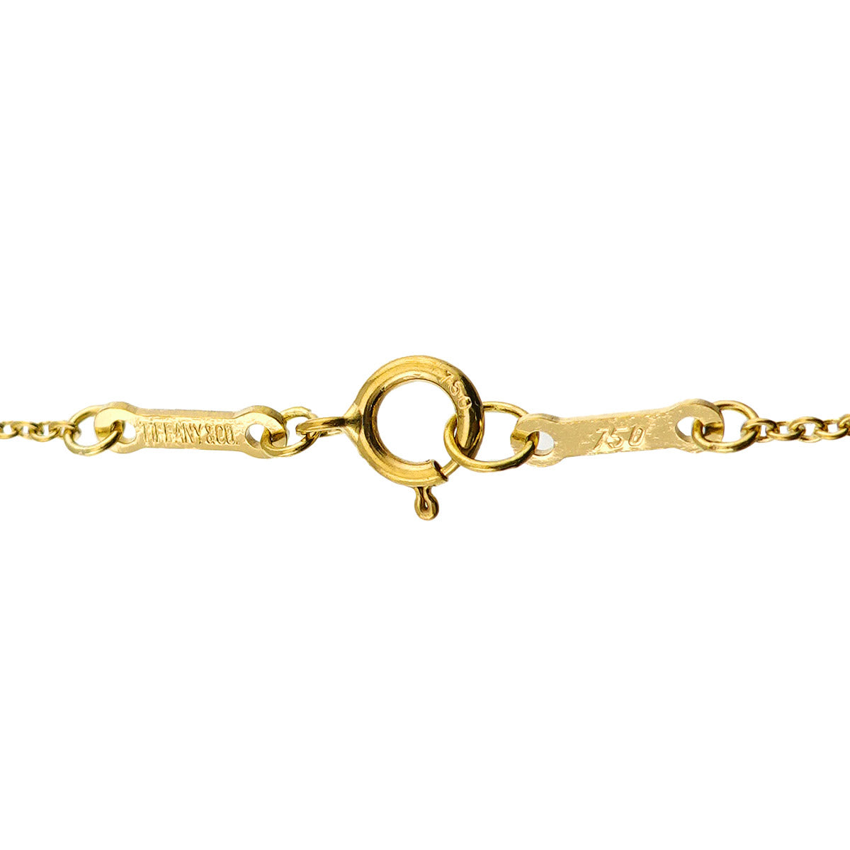 Open Heart Necklace 18K Yellow Gold 750