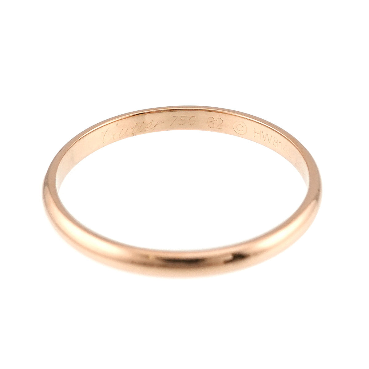 Classic Ring 18K Pink Gold 750 Size62 9.75-10(US)