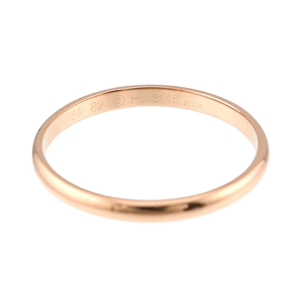 Classic Ring 18K Pink Gold 750 Size62 9.75-10(US)