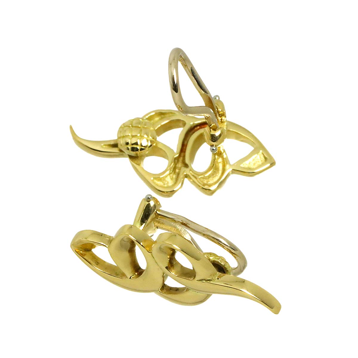 Paloma Picasso Earrings Clip on 18K Yellow Gold 750