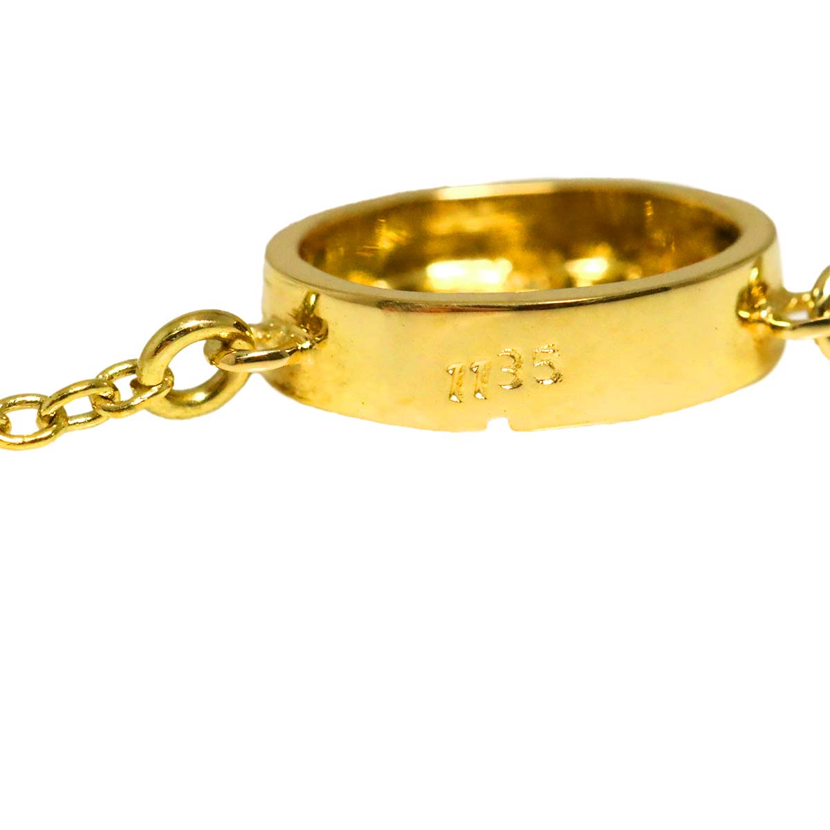 Diamond Necklace 18K Yellow Gold 750