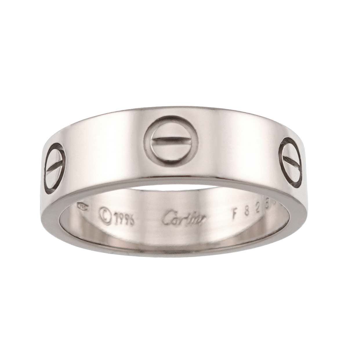 Love Ring 18K White Gold 750 size59 8.25-8.75(US)