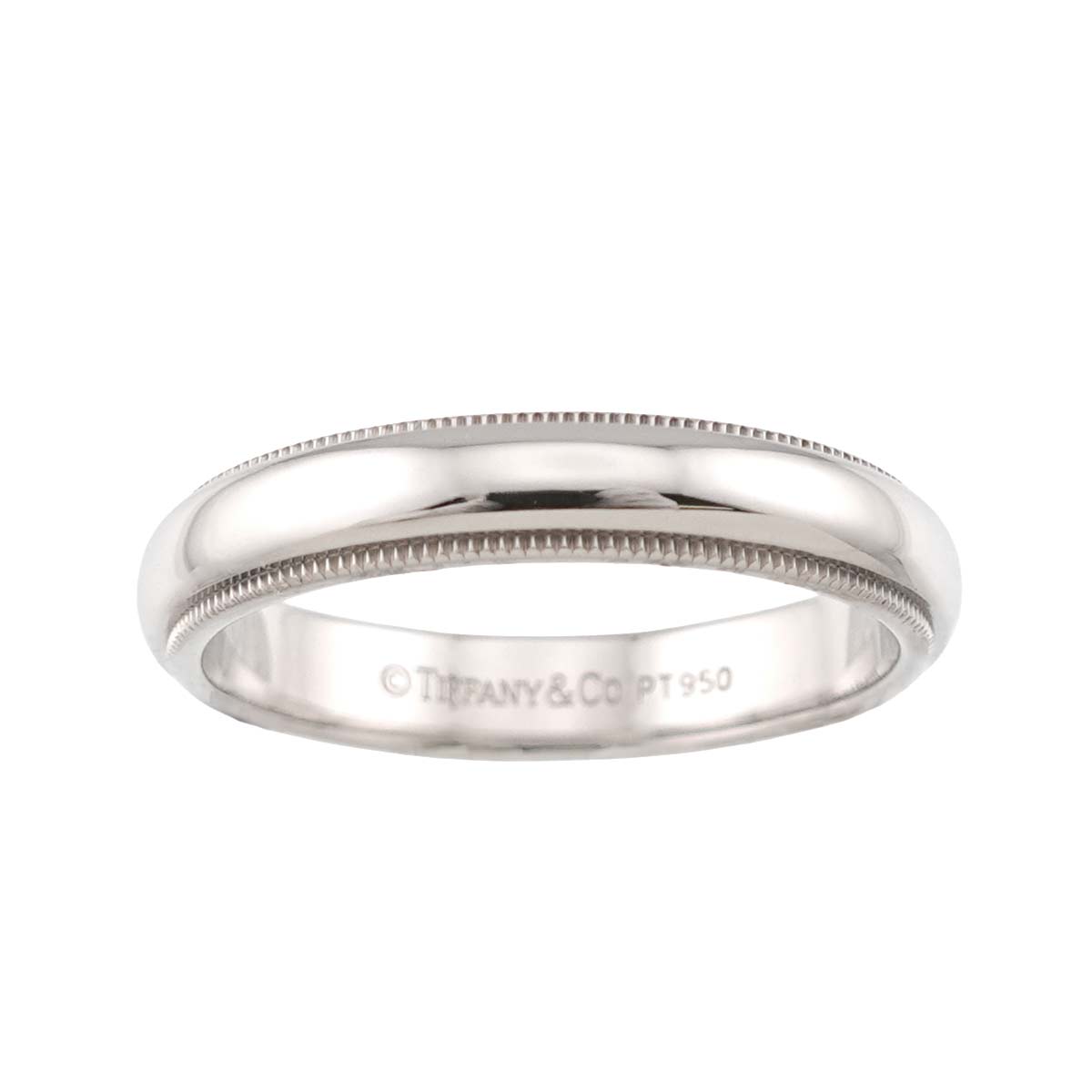 Milgrain Band Ring Pt Platinum Size9(US)