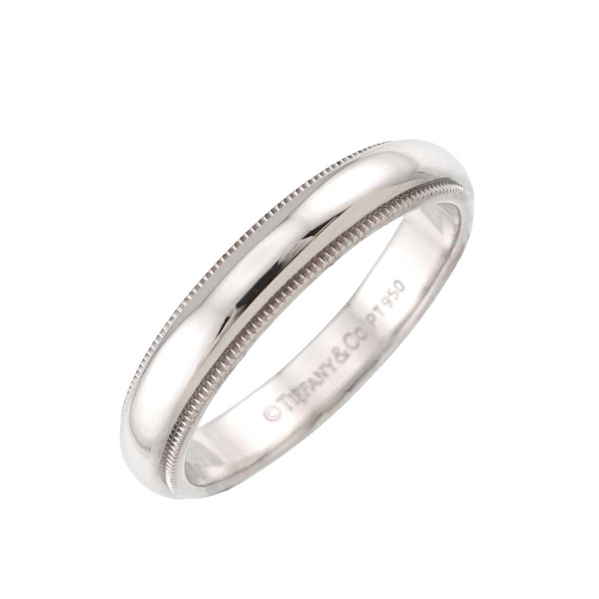 Milgrain Band Ring Pt Platinum Size9(US)