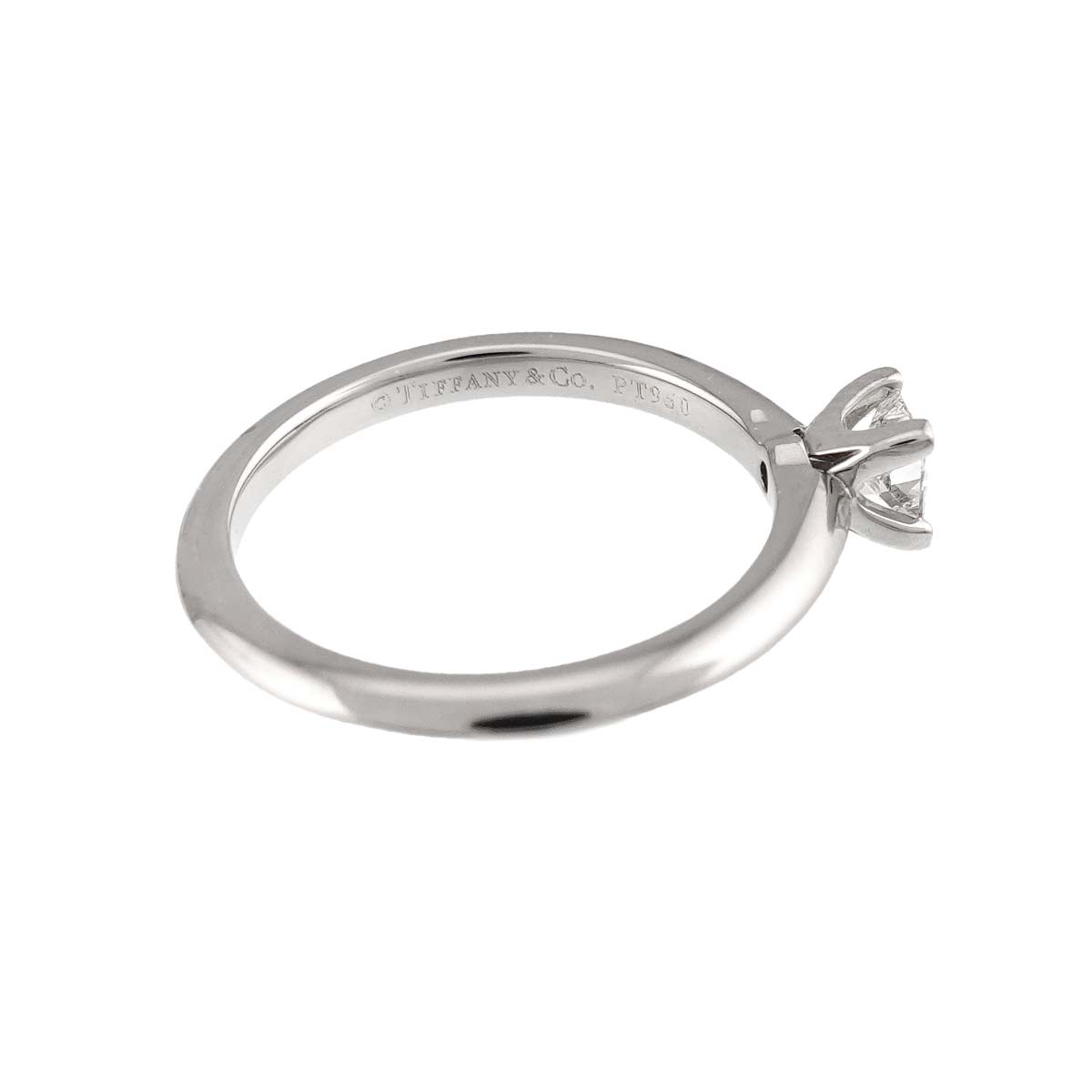 Diamond 0.18ct Ring Pt Platinum Size4.5(US)