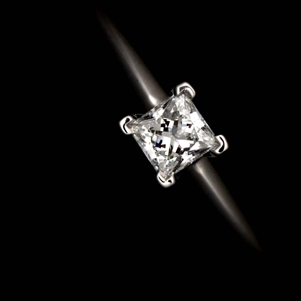 Diamond 0.18ct Ring Pt Platinum Size4.5(US)