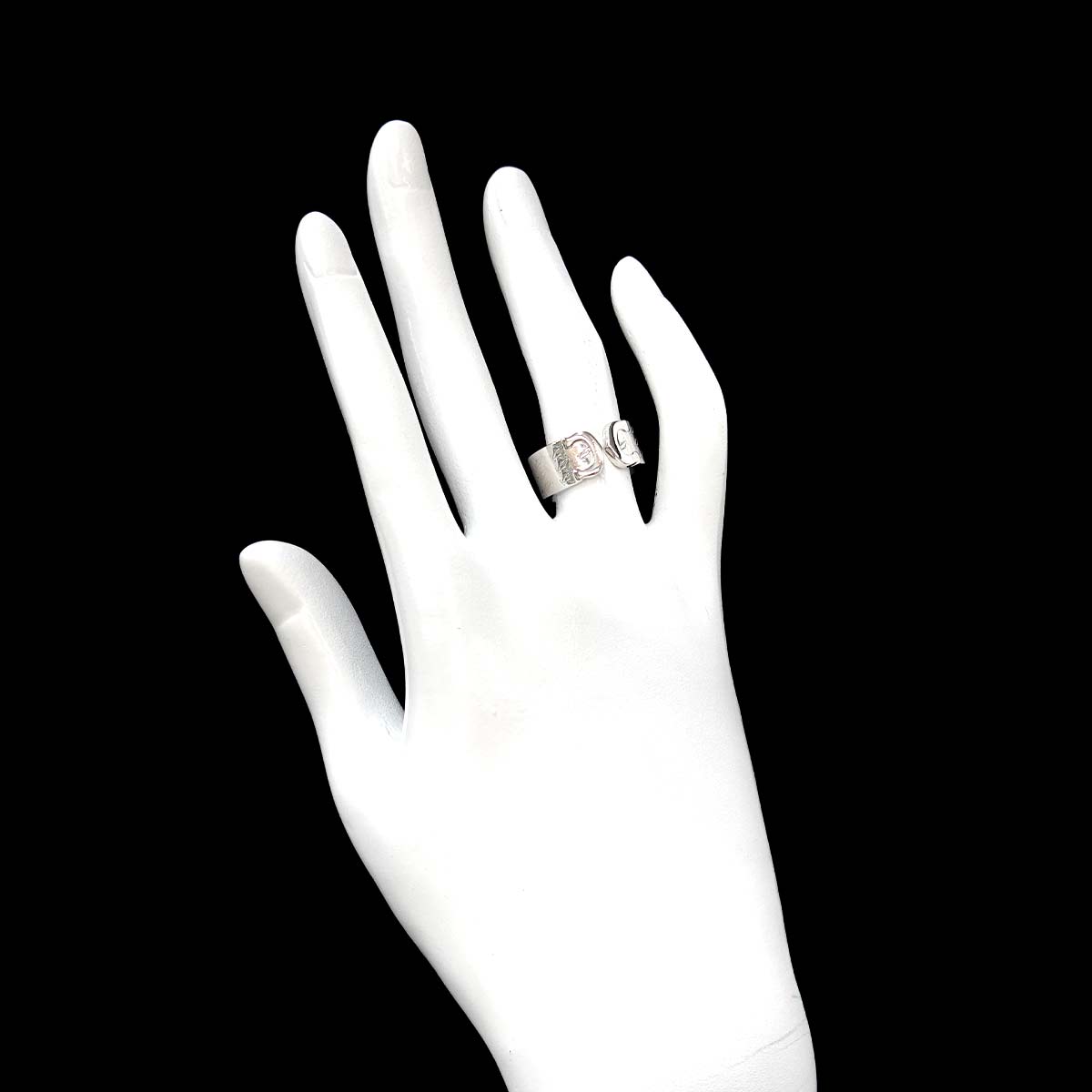 Cartier C2 Ring 18K White Gold 750 size51 5.25(US)