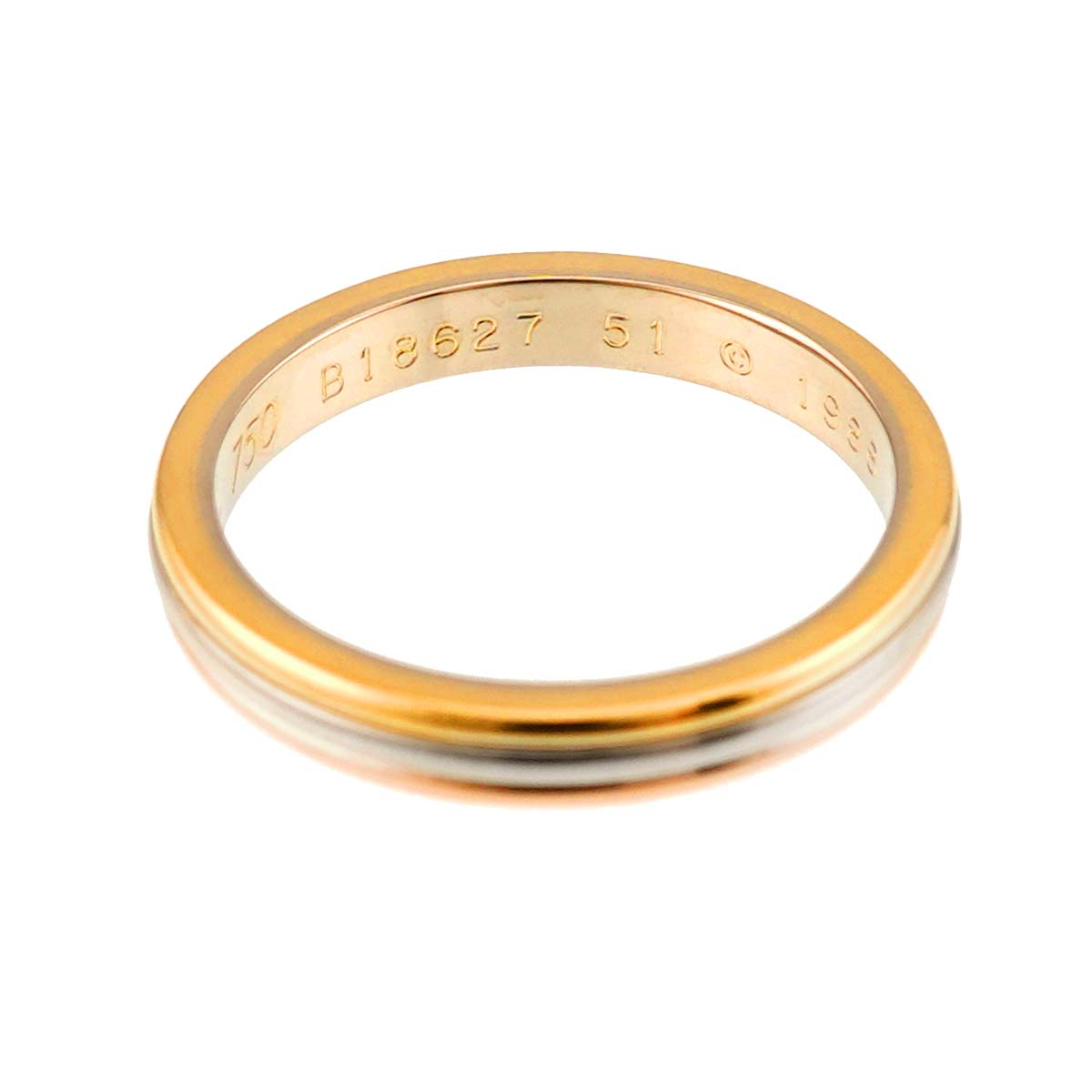 Vendome Ring 18K YG WG PG 750 size51 5.5-5.75(US)