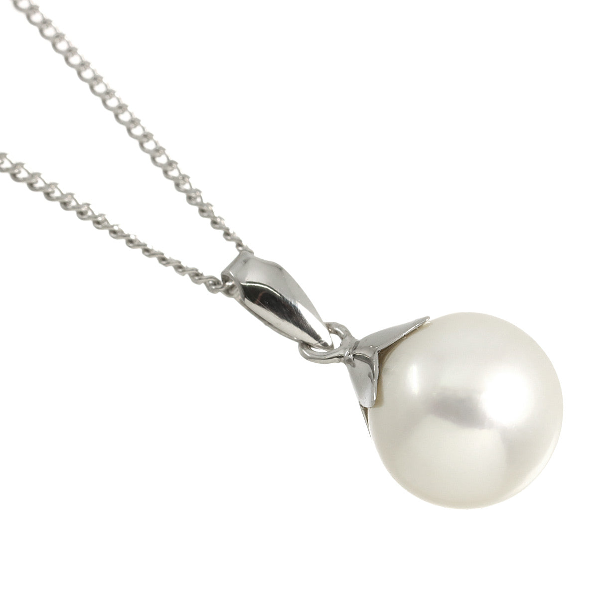 Akoya Pearl 8.1mm Necklace 18K WG 750