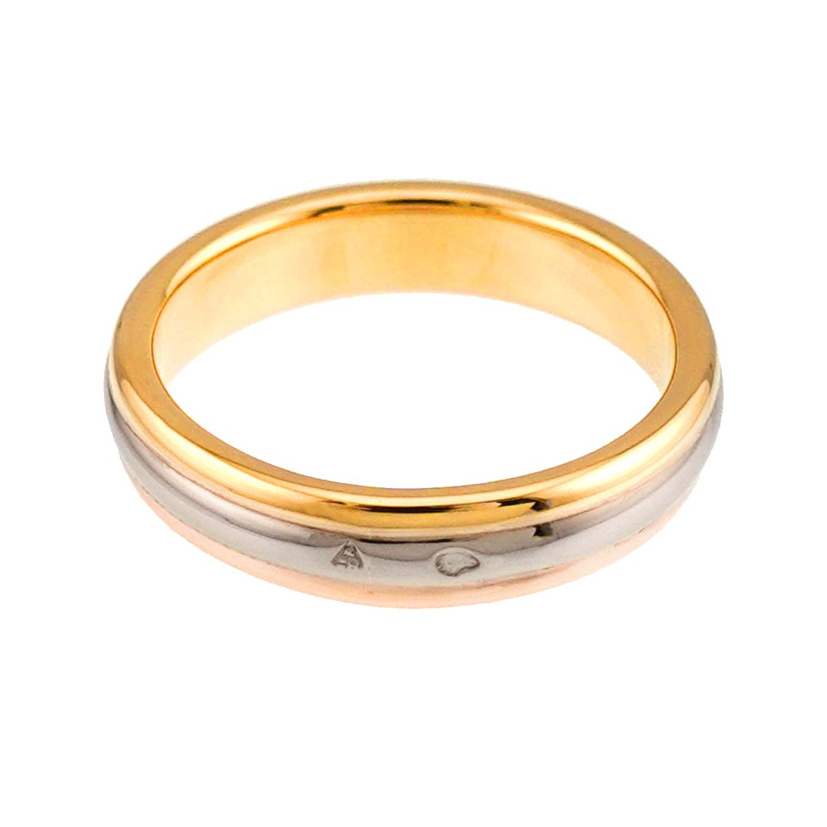 VENDOME Ring 18K YG WG PG 750 Size53 6.25-6.5(US)