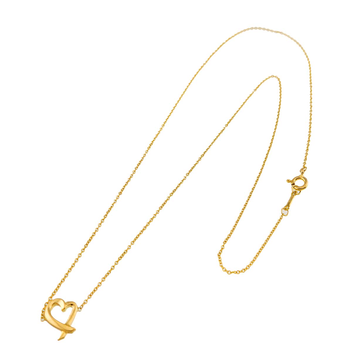 Loving Heart Necklace 18K Yellow Gold 750