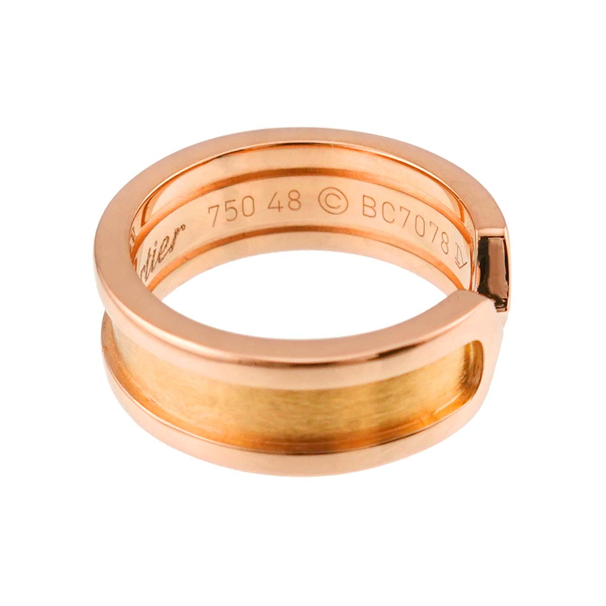 C2 SM Ring 18K PG 750 size48 4.5(US)