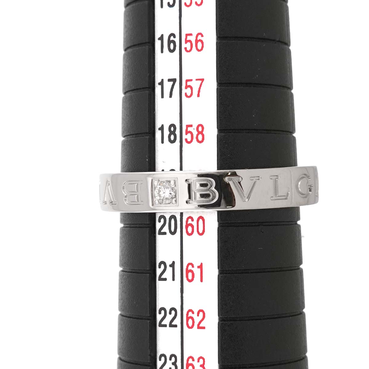 B-ZERO1 Diamond 1P Ring 18K WG 750 size8.75(US)