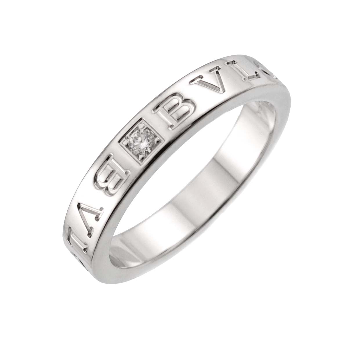 B-ZERO1 Diamond 1P Ring 18K WG 750 size8.75(US)
