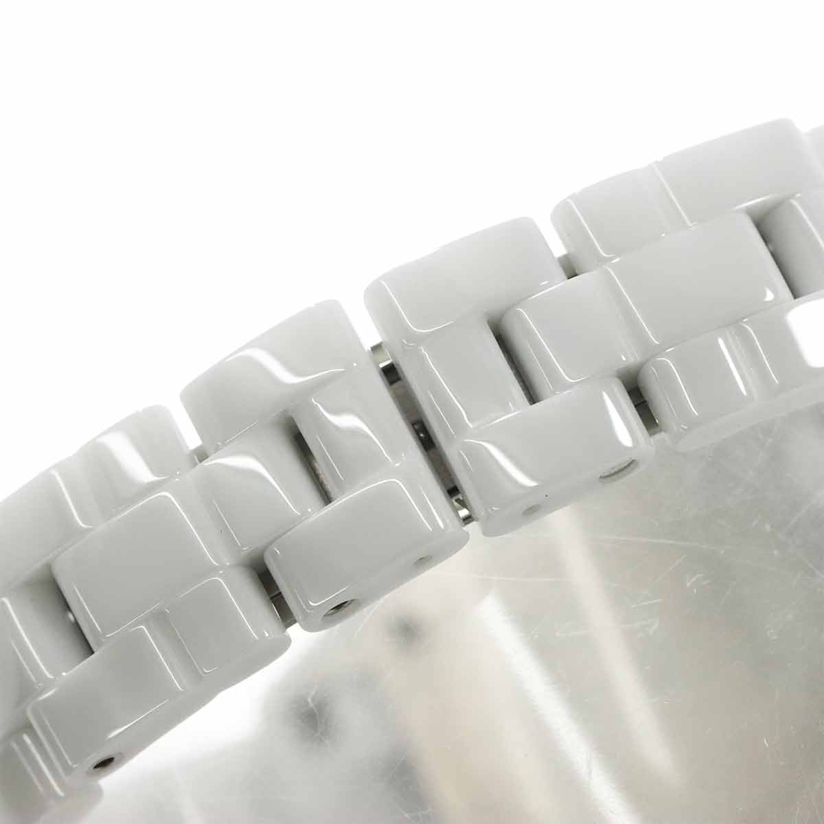 J12 H3243 Pink Sapphire Bezel 8P Diamond White Shell Dial