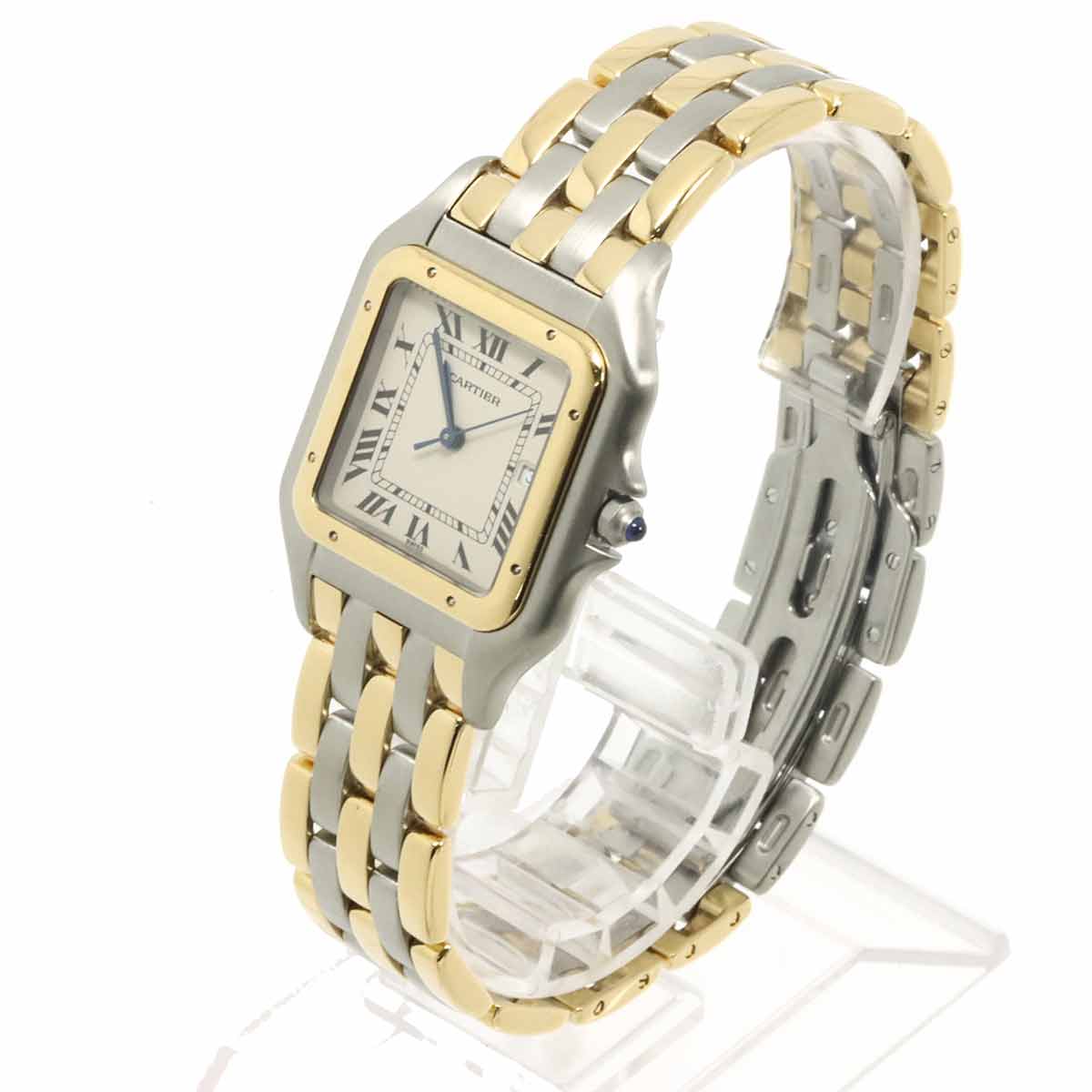 Panthere LM 3Row 83083444 YG Quartz Cream Dial Mens Watch