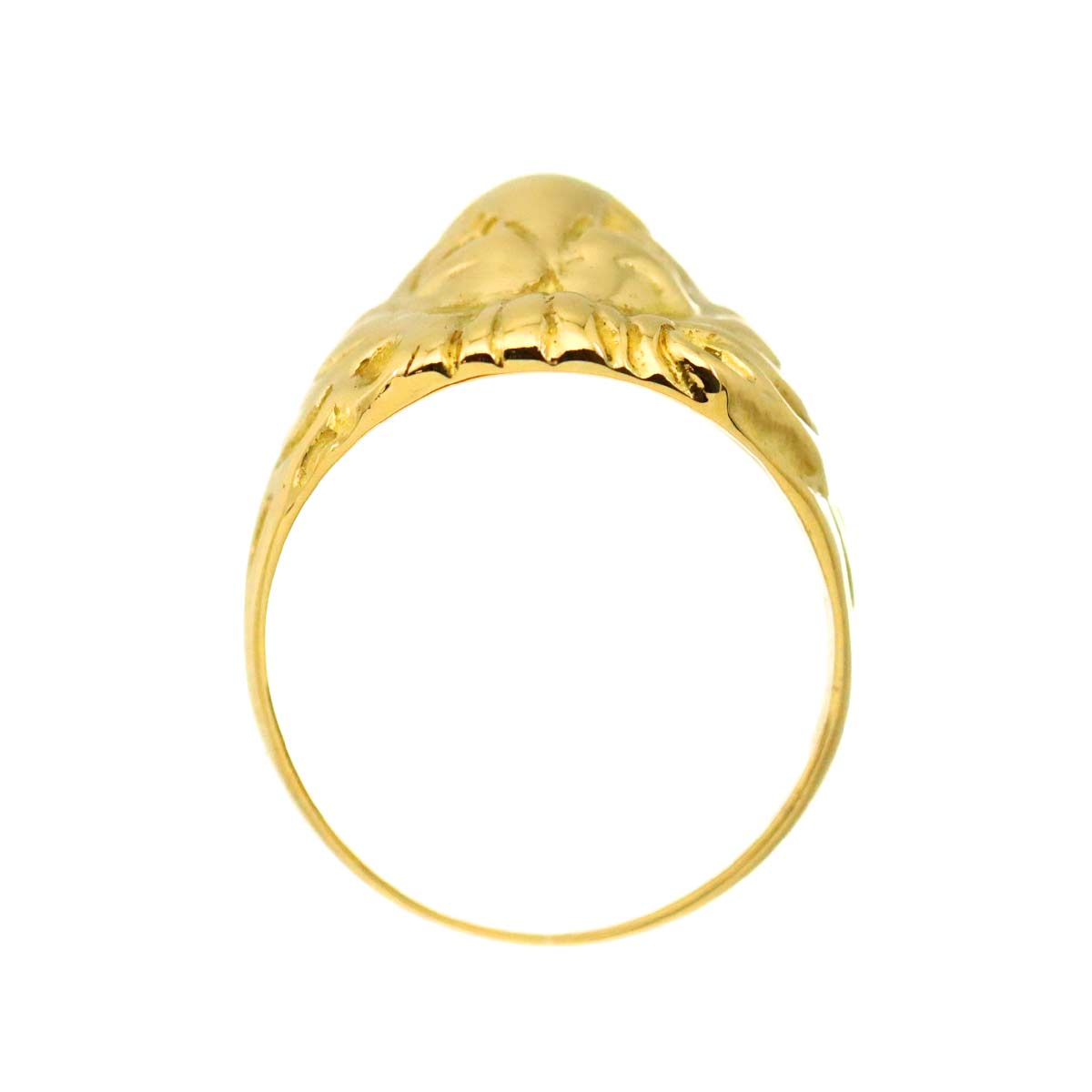Diamond 0.02ct Ring 18K YG 750 Size6.25-6.5(US)