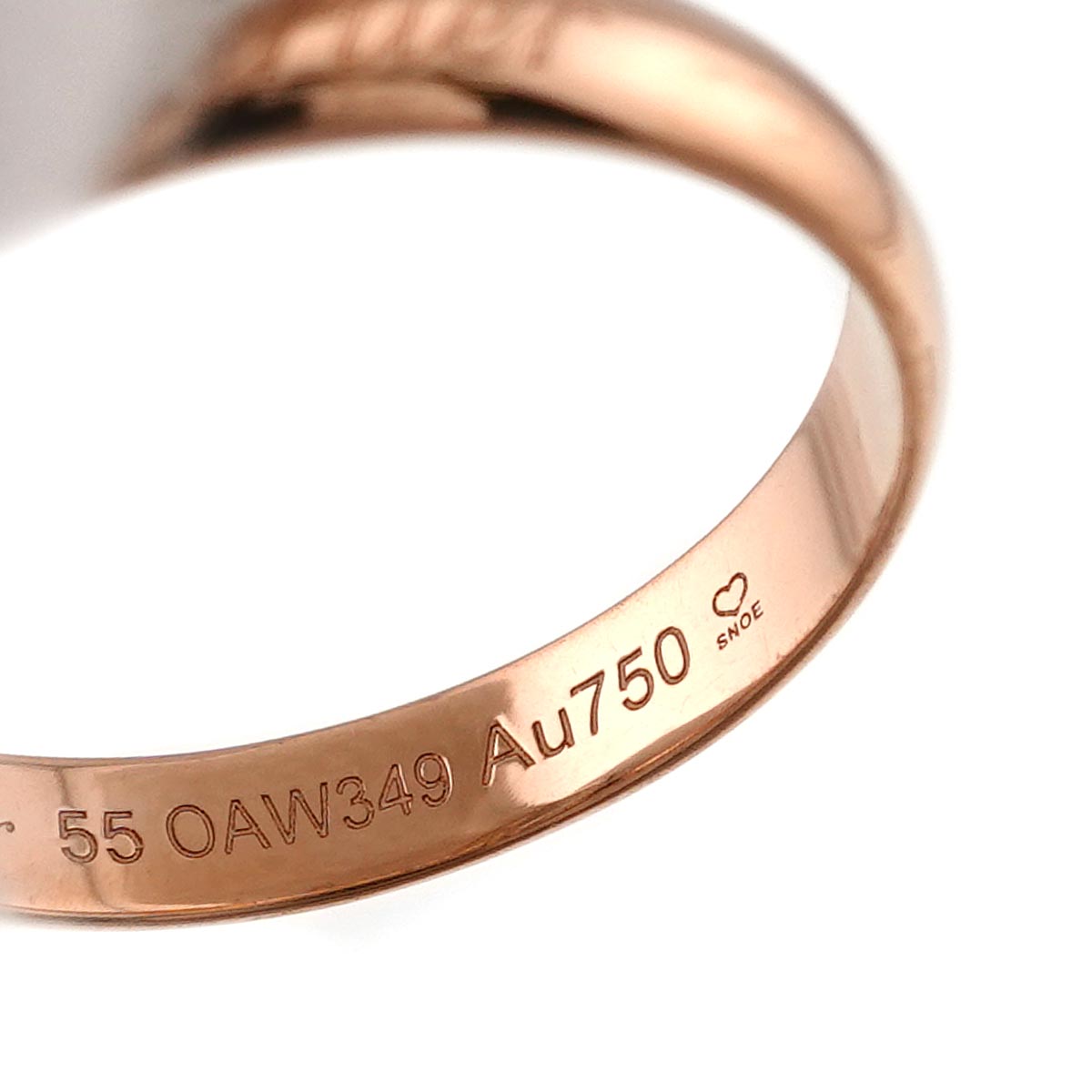 Trinity MM Ring 18K YG WG PG 750 Size55 6.75-7.25(US)