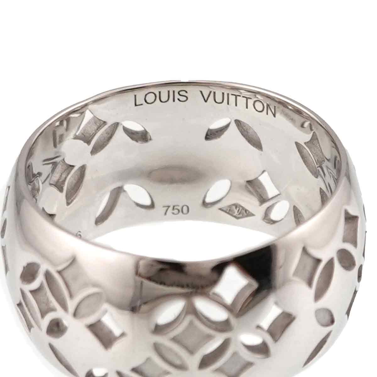 Petite Bague Galea Ring 18K WG 750 size47 4-4.5(US)