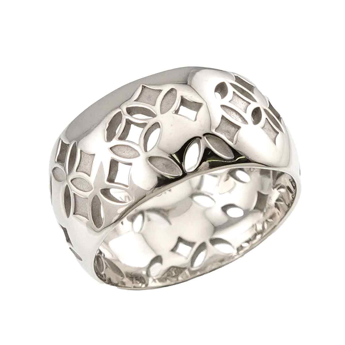 Petite Bague Galea Ring 18K WG 750 size47 4-4.5(US)