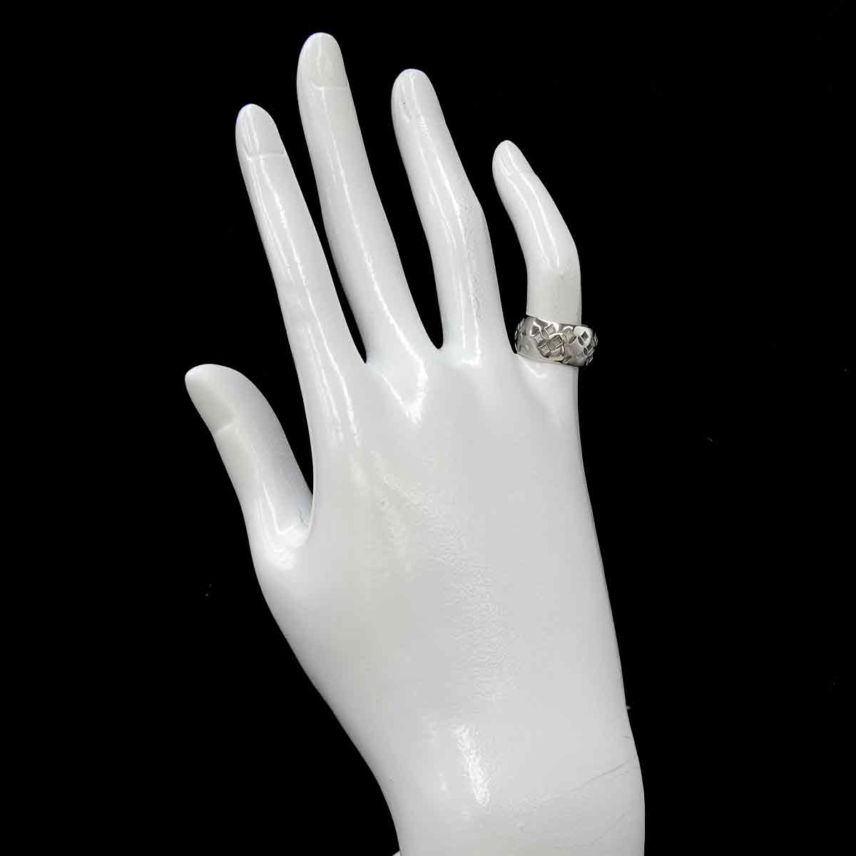 Petite Bague Galea Ring 18K WG 750 size47 4-4.5(US)