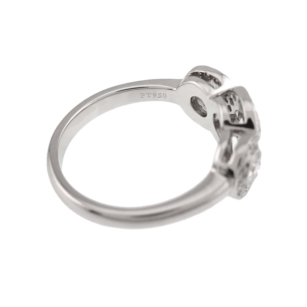 Diamond Ring Pt Size5.25(US)