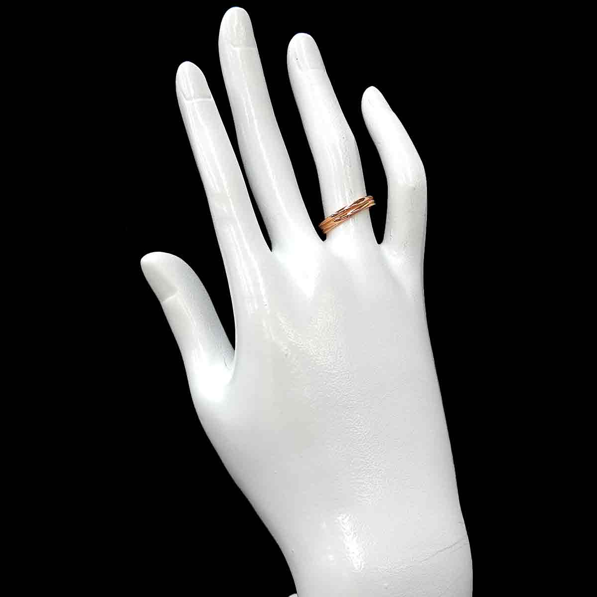 Alliance Ring K18 Pink Gold 750 Size51 5.5-5.75(US)