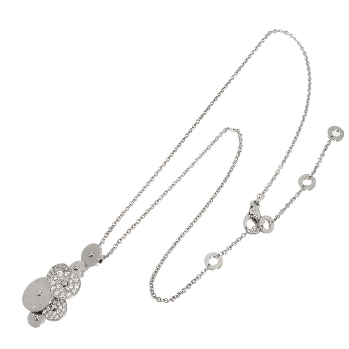 Cicladi Diamond Necklace 18K White Gold 750