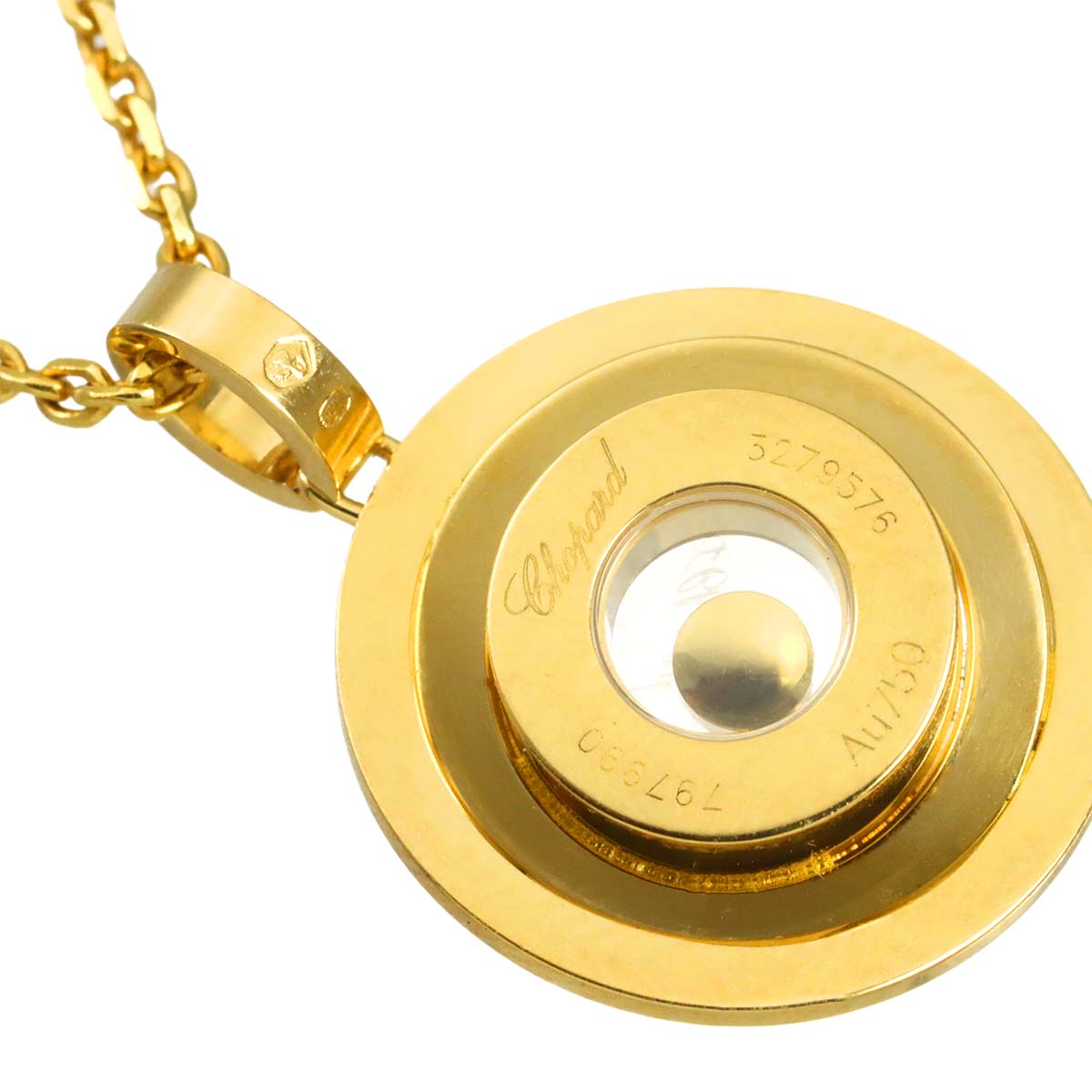 Happy Spirit Diamond Necklace 18K Yellow Gold 750