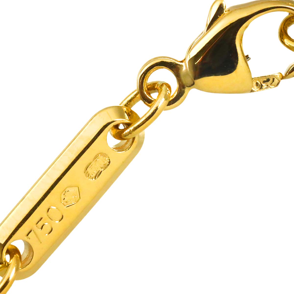 Happy Spirit Diamond Necklace 18K Yellow Gold 750