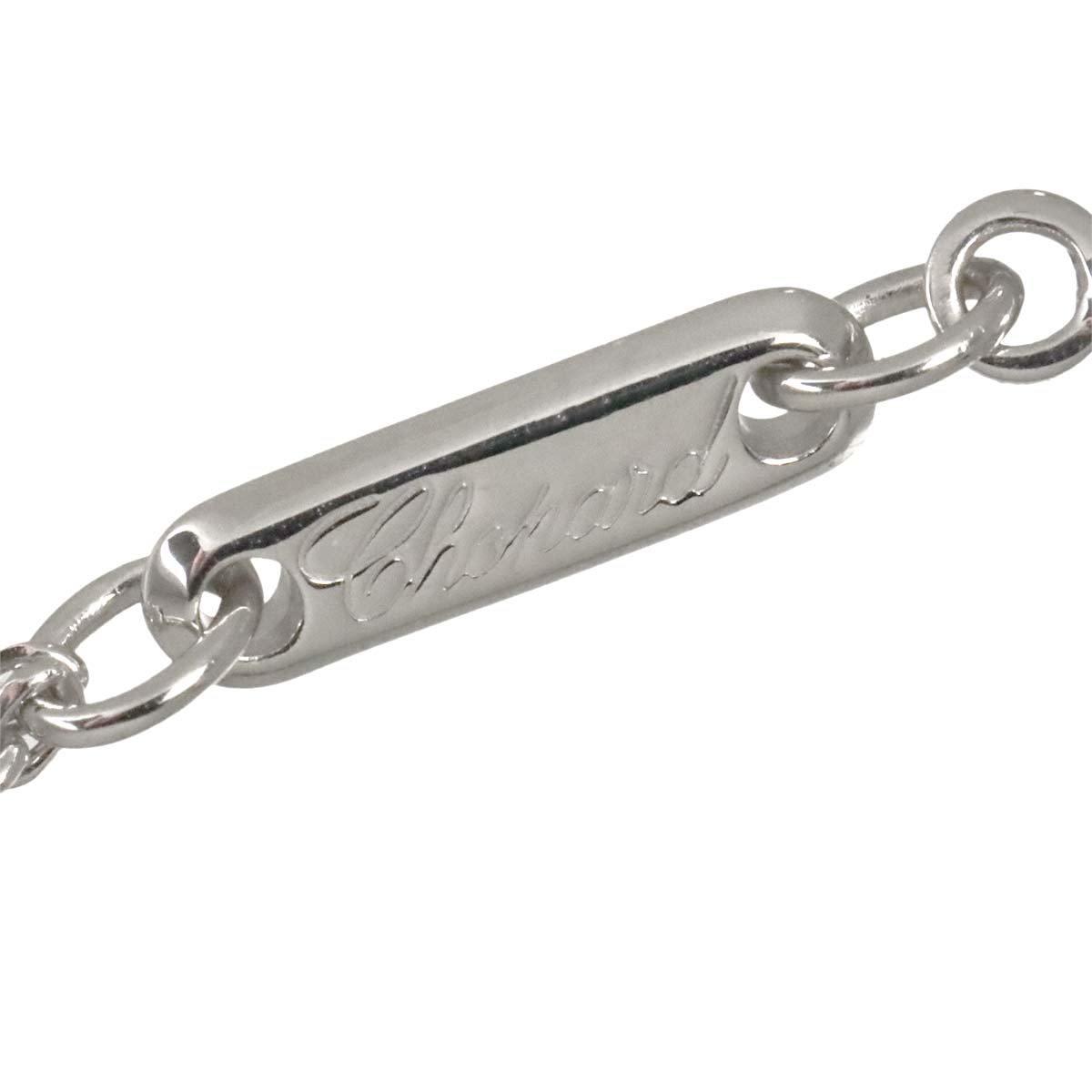 Happy Spirit Heart Diamond Necklace 18K White Gold 750