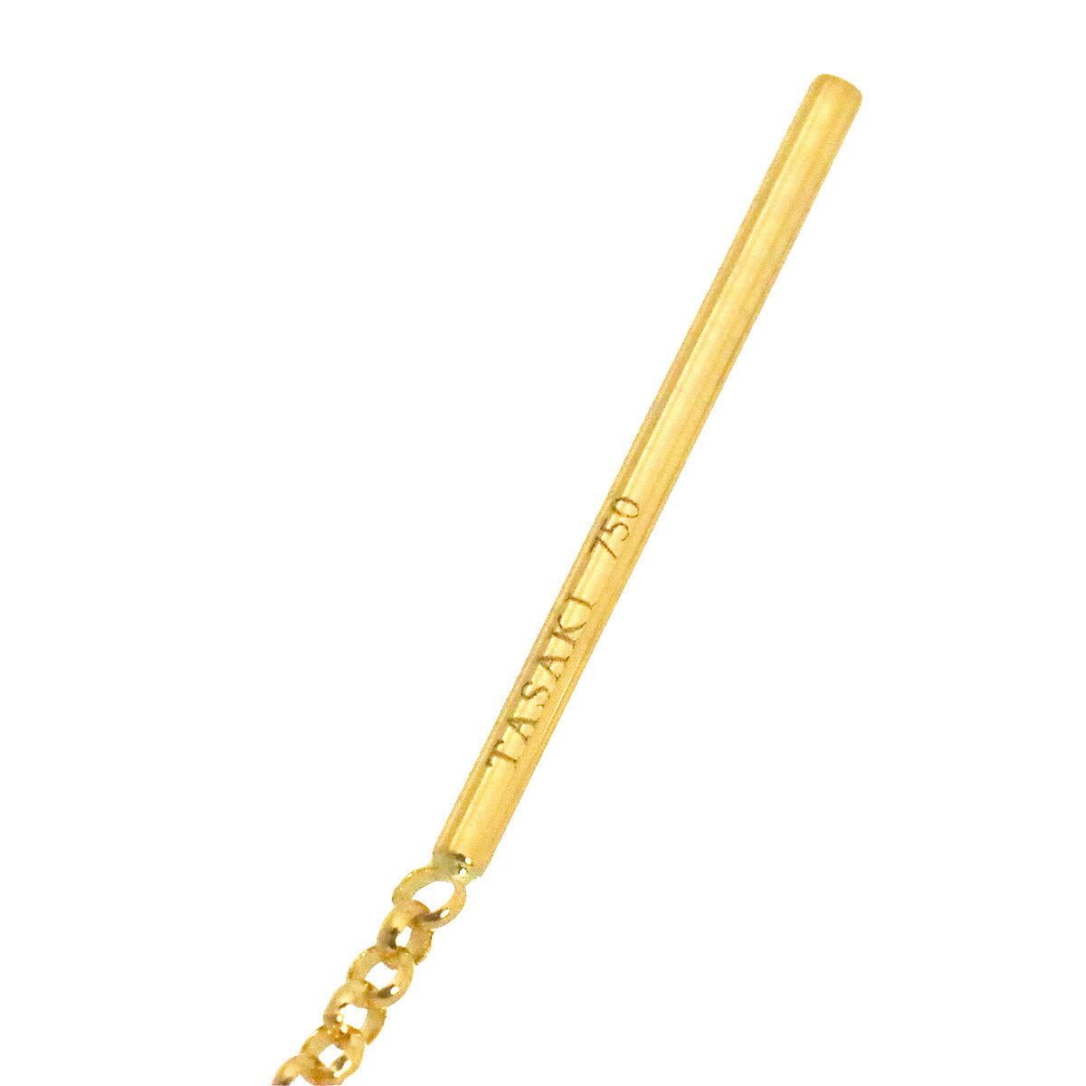 Akoya Pearl 8.1mm Earrings Pierced 18K YG 750