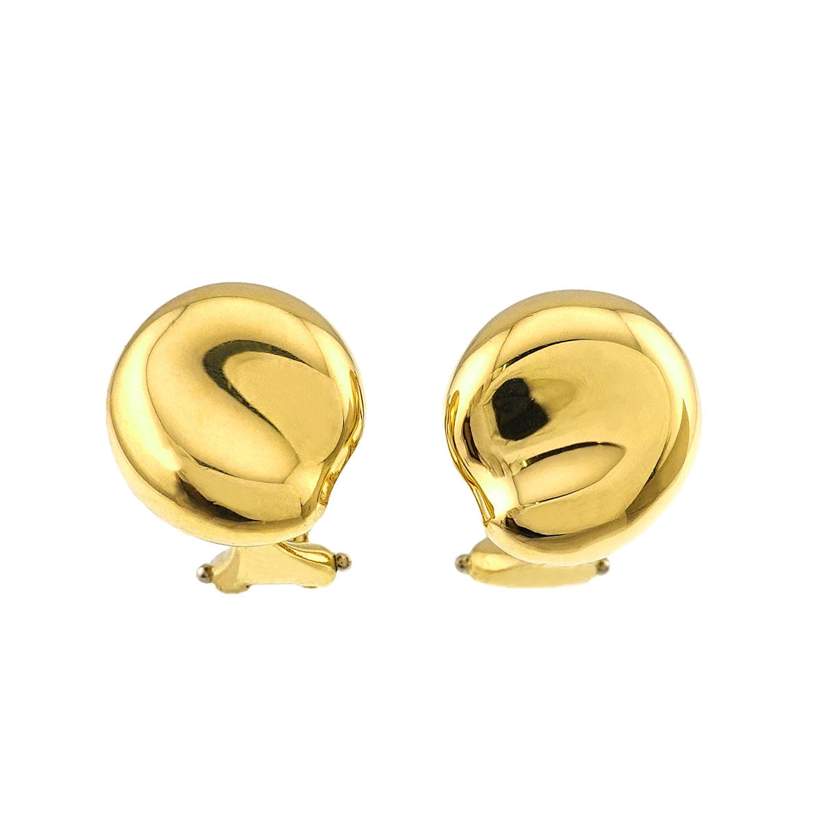 Earrings Clip on 18K Yellow Gold 750