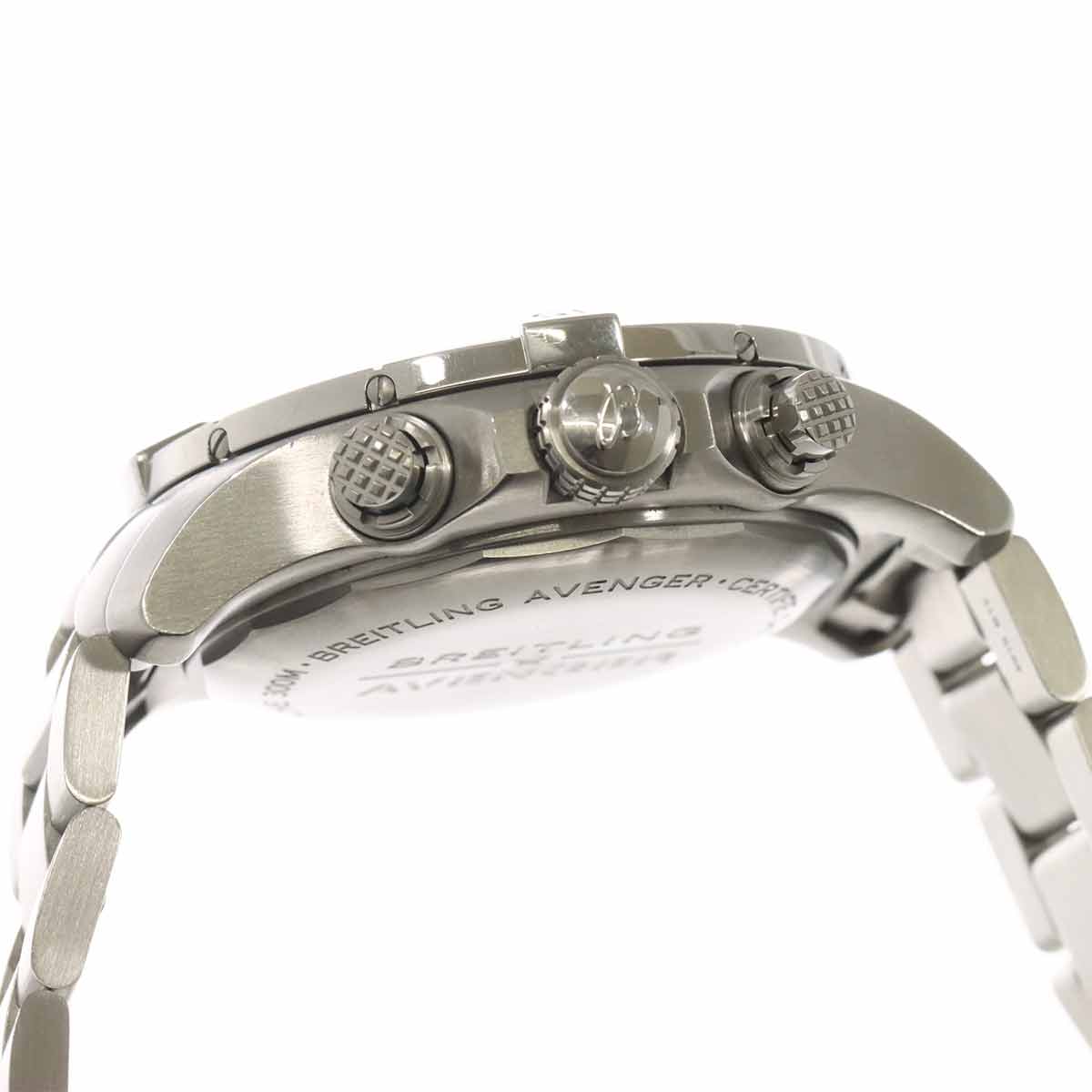 Avenger A13317 Chronograph Automatic Black Dial Mens