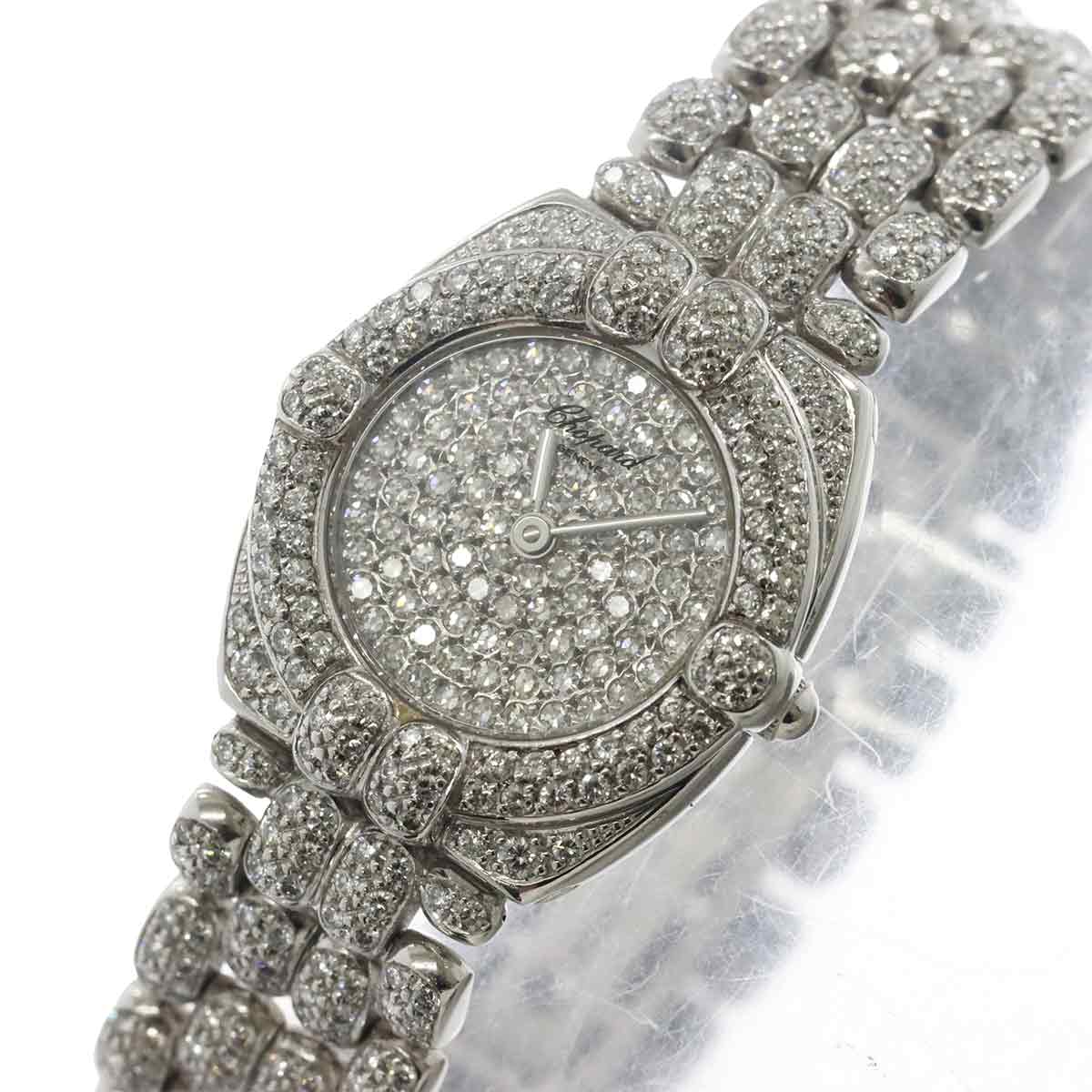Gstaad 32/5166 K18WG Quartz Diamond Ladies Watch