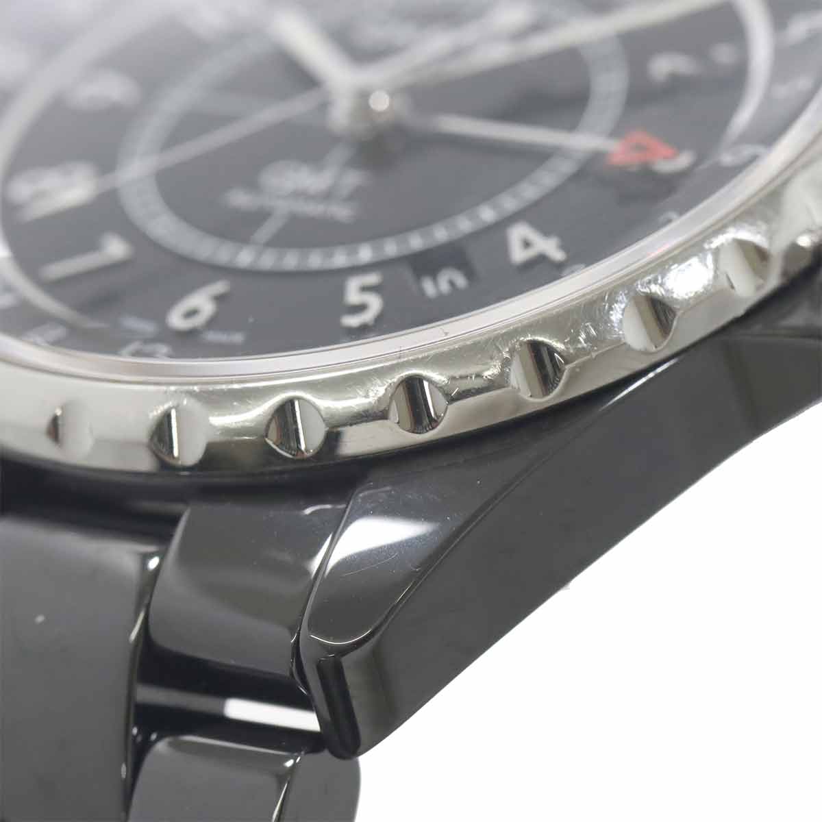 J12 GMT H3102 38mm Automatic Black Ceramic Mens Watch