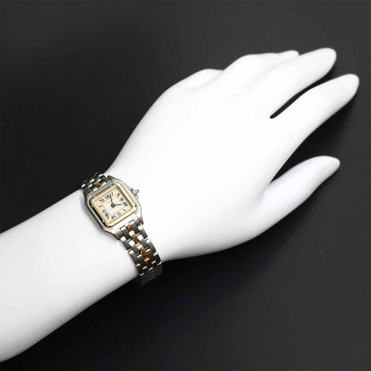 Panthere one Row SM Quartz W25029B5 YG Ladies Watch