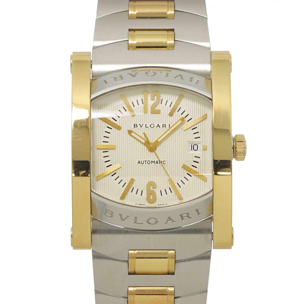 Assioma AA48SG K18YG Automatic Date Mens Watch