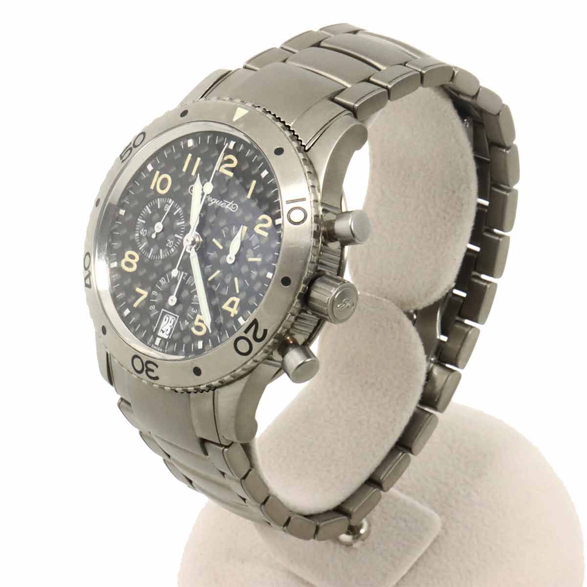 Type XX Trans atlantic 3820 Date Automatic Black Dial Mens