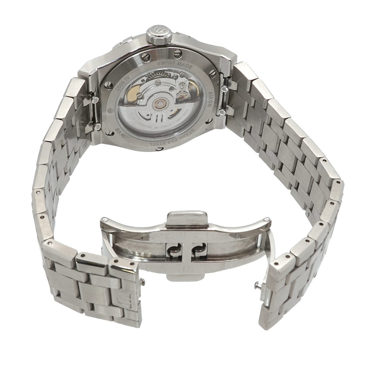 AIKON AI6007 Date Automatic Pink Dial Mens Watch