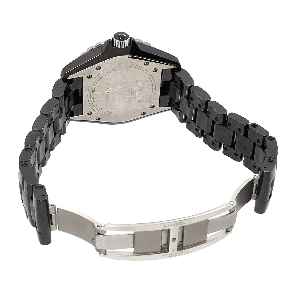 J12 38mm H0685 Ceramic Date Automatic Black Dial Mens Watch