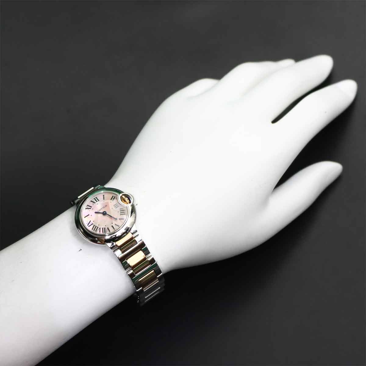 ballon bleu SM W6920034 Quartz PG Pink Shell Dial