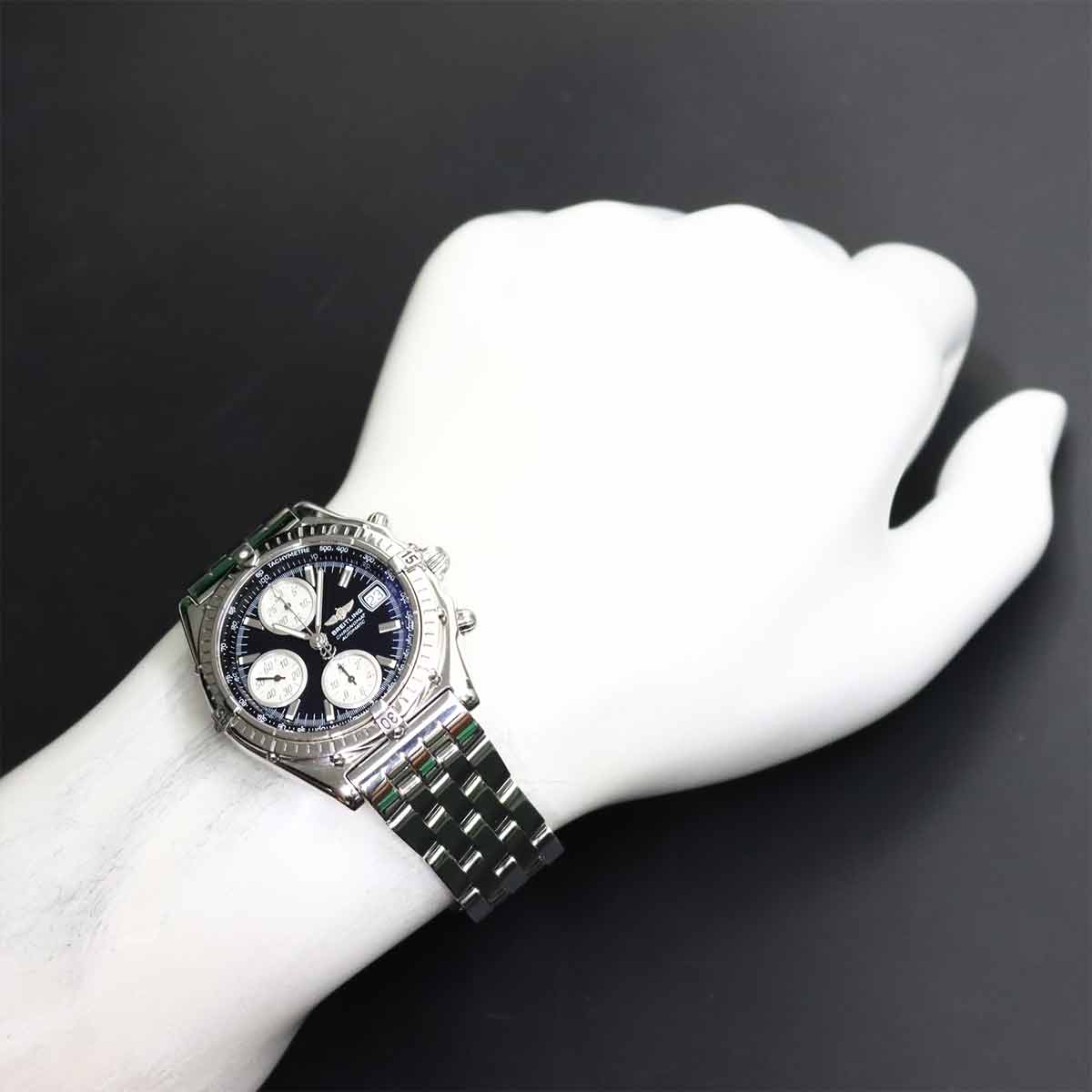Chronomat A13050.1 Automatic Black Dial Mens Watch