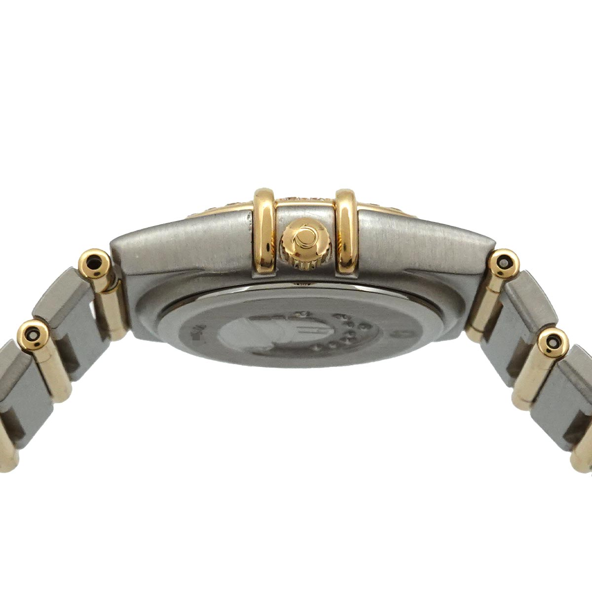 Constellation 1267.30 Bezel Diamond Silver Dial YG Watch