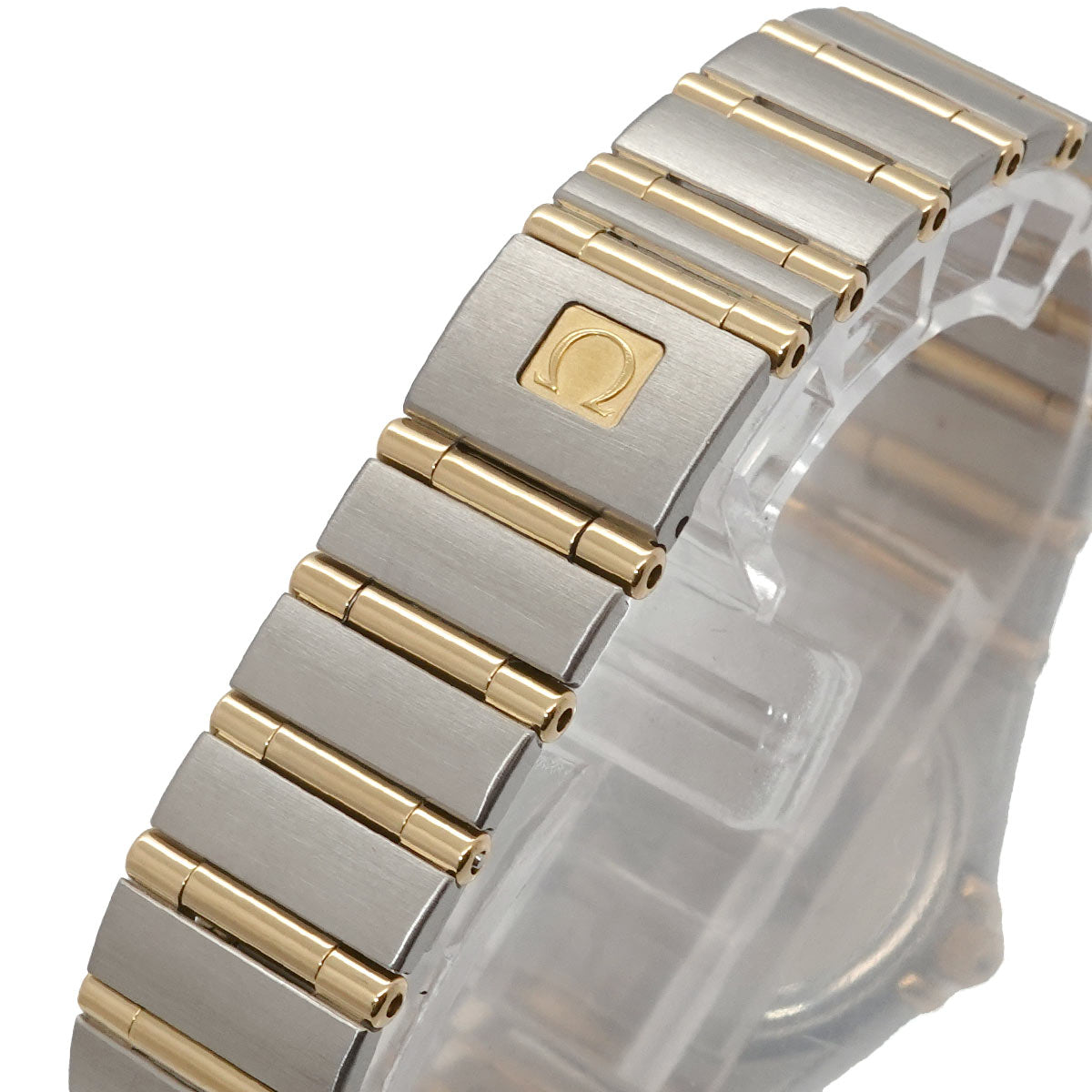 Constellation 1267.30 Bezel Diamond Silver Dial YG Watch