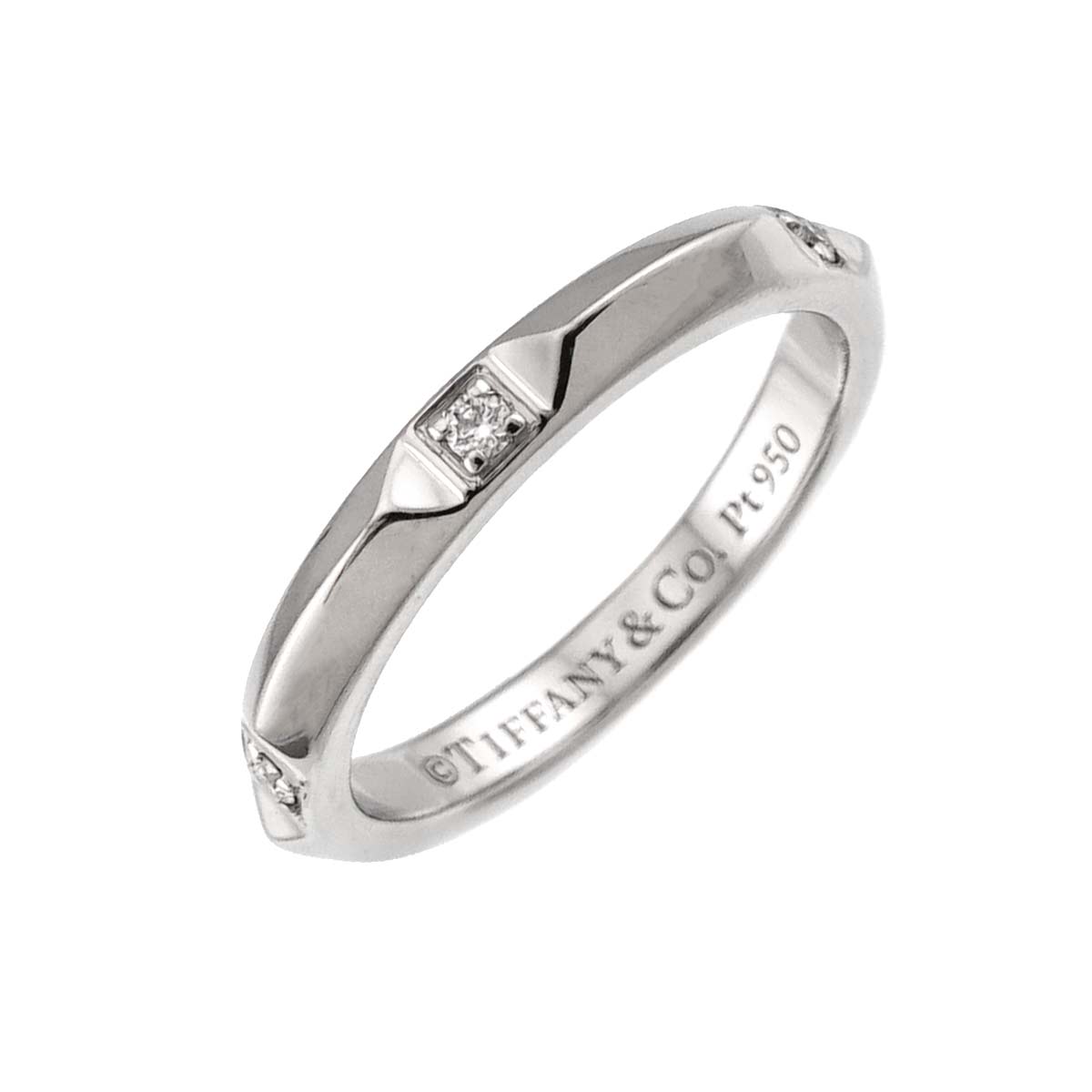 True Diamond Ring Platinum size4-4.5(US)